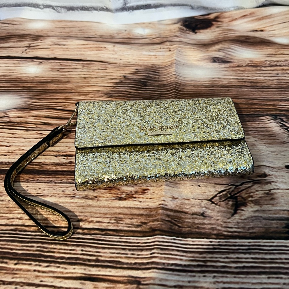 Kate Spade Gold Glitterbug iPhone 6 Wristlet
